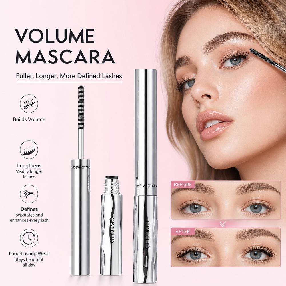 Waterproof Mascara Wand - Długotrwały tusz do rzęs, który podkręca,