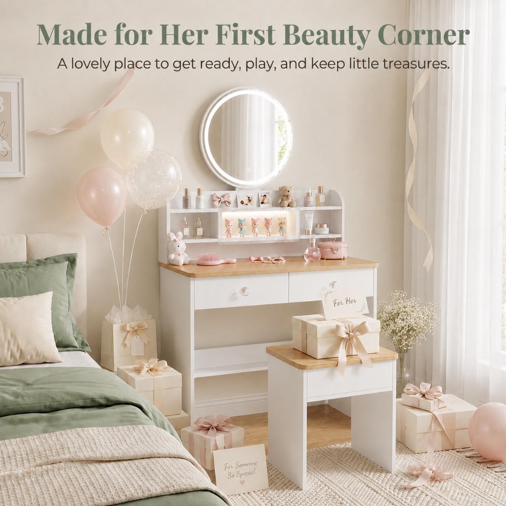 Idealny prezent dla niej, okrą – Beauty Makeup Vanity Set recenzja i cena